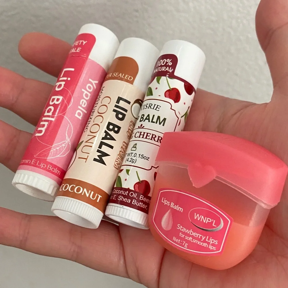 Yopela Coconut and WNPL Strawberry Lips Balm Set